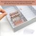 Portable Acrylic Case For Prevent Dust And Dirt Maintain The Cleanliness Suitable For Salons And Personal Use Adjustable Storage Solution Light Grey - Buy Online on SooperMarket.com