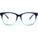 GQUEEN Large Frame Horn Glasses for Women and Men - UV400 Non-Prescription Nerd Glasses - Stylish PE1 1 Blue - International Shipping Available - Buy Online on SooperMarket.com
