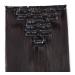 Silk-co 26 Inch 8PCS Clip in Hair Extensions Dark Brown to Ash Blond - 100% Synthetic Long Straight Hair Piece for Full Head - Buy Online on SooperMarket.com