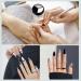 Saviland 3-in-1 Pudding Gel Nail Polish Set - Black, White, Silver | Nail Art Paint for Professional Salons & Starters - Buy Online on SooperMarket.com