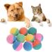 AXSWER 10 Pcs Cat Balls Soft Foam Elastic Latex Chew Ball Toy for Puppy Kitten Dogs Colorful Pet Toy - Buy Online on SooperMarket.com