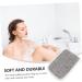 HAPINARY 5pcs Flip Soap Foam Net Scrub Exfoliating Bags Bath Accessory Foaming Pouches Khaki Cotton Linen - Buy Online on SooperMarket.com