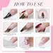 28g/box Acrylic Nail French Manicure Powder - White Clear Red Nude - HJ-NAP017-No.2 - Buy Online on SooperMarket.com