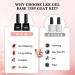 Buy LKE No Wipe Gel Top & Base Coat Set - Long Lasting Glossy Finish for DIY & Salon Nail Art - International Shipping Available - Buy Online on SooperMarket.com