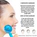 Quartz Glass Ice Roller 2Pcs Set for Hot Cold Therapy Skin Care - Reusable Ice Globes for Neck and Facial Massager - Reduces Redness and Inflammation - Promotes Blood Circulation - Blue - Buy Online on SooperMarket.com