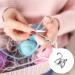Adjustable Knitting Loop Ring Set - 6 Pieces | Braided Yarn Guide Finger Holder | Open Finger Ring for Knitting | 3 Styles (Silver) - Buy Online on SooperMarket.com