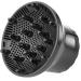Universal Hair Diffuser Adjustable Hair Dryer Diffuser Nozzle Suitable for 1.57in to 2.76in for Natural Curly Wavy Hair -Black