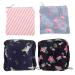 FOYTOKI Pad Bags for Period 4pcs Napkin Storage Bag Coin Purse for Make up Bag Organizer Bag Suit Ladies Menstrual Pad Tiny Coin Pad Bag Multi-function Storage Bag Child Care