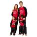 PATPAT Family Matching Christmas Pajamas Tree Snowflake and Letters Print Sleepwear Long-sleeve Pajamas Sets Family Xmas Outfits Baby 6-9 Months Red