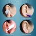 2Pcs Disposable Aseptic Ear Piercing Kit with Built-in Silver 4mm Ear Studs - Buy Online on SooperMarket.com