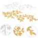 Operitacx 8 Pcs Vine Leaves Cloth Sticker Sew on Patch Kids Tiara Lace Headdress Diy Accessories Clothing Long Assorted Colorx4pcs 26X10.5X0.1CMx4pcs - Buy Online on SooperMarket.com