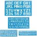 1 x Letter and Number Stencil Sets - Sizes 8  10  20  30mm - Assorted Colors - Buy Online on SooperMarket.com