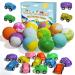 Bath Bombs for Kids with Surprise Toys Inside  12 Cars Bath Bombs Gift Set for Easter Egg Halloween Christmas with Pull-Back Car Inside  Bubble Kids Bath Fizzies Ball Birthday Gifts for Boys  Girls Green