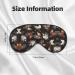 French Roosters Soft Sleep Eye Mask | Breathable Female Eye Patch for Travel & Relaxation - Buy Online on SooperMarket.com
