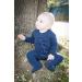 L'Ovedbaby Girls' Organic Snap Footie - Navy (0-3 Months) - Buy Online on SooperMarket.com