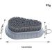 FACYNDE Needle Cleaning Brush - Stylish Fingernail Peeling Brush with Loop for Effective Nail Care - Unisex Pedicure Tool in Gray - Buy Online on SooperMarket.com