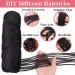 COOKOO 4 Roll Natural Black Brazilian Wool Hair Acrylic Yarn for African Crochet Hair - Jumbo Braids, Senegalese Twists, Faux Locs - 70G/Roll (1B) - Buy Online on SooperMarket.com