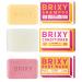 BRIXY Balancing Shampoo and Conditioner Bar Set with Moisturizing Body Wash Bar Controls Oil & Hydrates Strands Removes Build Up Moisturizes Skin All Hair Types pH Balance Color Safe Vegan Citrus