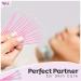 HGLOZ Microswabs for Eyelash Extensions (Pack of 500) - 2mm Pink Soft Micro Applicator Brush for Makeup Application and Cleaning - Buy Online on SooperMarket.com