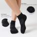 CelerSport Men's Ankle Socks 6 Pack - Cushioned Sport Athletic Running Socks, Black (Size 9-12) - Buy Online on SooperMarket.com