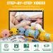 3PCS Beginner Crochet Animal Kit with Videos - Ideal Kids & Adults Crochet Kit with Yarn, Eyes, Stuffing & Hook - Perfect Boys and Girls Birthday Gift - Buy Online on SooperMarket.com