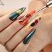 WLLHYF 5 Pieces Nail Art Liner Brush Painting Nail Art Brush Long Line Detail Fine Drawing Nail Point Drawing Tool Set 7mm/9mm/11mm/15mm/25mm (Pink Greenish) - Buy Online on SooperMarket.com