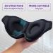 WOVTE Cooling Eye Mask Reusable Hot or Cold Therapy Gel Bead Eye Mask with Soft Plush Backing and Adjustable Strap for Puffy Eyes Dry Eyes Dark Circles Headache (Black) - Buy Online on SooperMarket.com