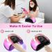 Buy Gel UV LED Nail Lamp - 268W High Power 4 Timer Settings & Auto Sensor for Professional Manicure - Buy Online on SooperMarket.com