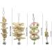 Deloky 7 Pack Bird Parrot Swing Chewing Toys - Hanging Bell Cage Toys for Small Parakeets, Cockatiels, Conures, Finches, Budgies, Macaws, Parrots, Love Birds - Buy Online on SooperMarket.com