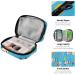 SUABO Panda Bears Weekly Pill Organizer - Travel 7 Day Pill Box with Separate Compartments for Medications & Vitamins | Blue - Buy Online on SooperMarket.com