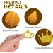 14Pcs Gold Cake Topper Decorations Birthday Cupcake Toppers Crown Cupcake Toppers for Coronation Party Birthday Party Wedding Party - Buy Online on SooperMarket.com