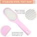 VOCOSTE Foot File Foot Rasp Stainless Steel Pedicure Scraper 8.66" Pink - Buy Online on SooperMarket.com