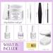 Saviland Clear 5-In-1 Builder Nail Gel Kit for Strengthening, Repair, and Extensions - Home DIY Nail Repair and Strengthening Kit - Buy Online on SooperMarket.com