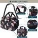 Pavilia Knitting Bag Yarn Storage Tote - Crochet Organizer with Dividers for Knitting Accessories, Yarn, Needles, Hooks - Soft Rose - Buy Online on SooperMarket.com