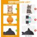Lafayi 2 Pack Airtag Cat Collar with Bell | Reflective GPS Tracker Case | Personalized Safety Clasp Collars for Cats - Orange - Buy Online on SooperMarket.com