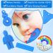 5Pcs Sensory Chew Necklace Blue Teether Chew Toys for Autistic Children | Anxiety Biting Needs Silicone Chewy Teether Toy - Food Grade Silicone for Kids Teething - Buy Online on SooperMarket.com