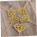 ibasenice Wedding D cor 300 Pcs Diamond Cake Topper Happy Birthday Topper Cake Picks Gold Diamond Topper Capacillos Para Cupcake Decor Cupcakes Diamond Cupcake Topper Paper Cup Wedding - Buy Online on SooperMarket.com