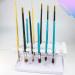 CUGEBANNA Plastic Artist Paint Brush Drying Rack - Holds 14 Brushes Upright | Paint Brush Holder - Buy Online on SooperMarket.com