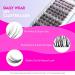 Caelymine D Curl Lash Extension Clusters - 72pcs Natural Look 10-16mm MIX (HD17) - Buy Online on SooperMarket.com