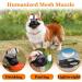 Breathable Adjustable Mesh Dog Muzzle - Gray XS | Comfortable & Secure Muzzle for Dogs - Buy Online on SooperMarket.com