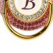 Gold Baby Pacifier Set - Rhinestone Covered Lightweight Pacifier for 6-18 Months - Perfect for Home Use (Letter B) - Buy Online on SooperMarket.com