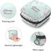 Cherry Blossom Menstrual Cup & Pad Storage Bag - Mint Green, Portable Period Pouch for Women & Teens - Multi-colored - Buy Online on SooperMarket.com