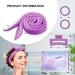 CORATED Velvet Heatless Curling Rod Headband Set - No Heat Hair Curlers for Long Hair (Purple) - Buy Online on SooperMarket.com