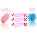 Multifunctional Silicone Body Scrubber Loofah - Soft, Skin-Friendly, Easy to Clean - Scalp Massage Tool - Durable & Hygienic - Ideal for People and Pets - Pink (1 Count) - Buy Online on SooperMarket.com