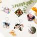90Pcs Sublimation Keychain Blanks Bulk - DIY MDF Keychains with Rings for Heat Transfer - Double-Sided Printed - 6 Shapes Ornament Blanks - Buy Online on SooperMarket.com