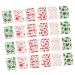 CHILDWEET 1 Set Christmas Bag Storage Bags Christmas Calendar Countdown Xmas Storage Pouch Portable