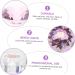 POPETPOP 1pc Nail Art Crystal Cup Glass Container with Lid Nail Powder Dish Nail Monomer Liquid Bowl Glass Nail Dish Transparent Nail Polish Crystal Nail Art Cup White Crystal Cup Bowl Care 5.5x5.5cm Pink - Buy Online on SooperMarket.com