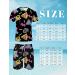 Arssm Men's Vintage 2-Piece Shirts and Shorts Set for Retro Summer Party - Black, X-Large - Buy Online on SooperMarket.com