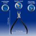 Cruze Cuticle Remover - Stainless Steel Professional Nippers for Manicure & Pedicure - Buy Online on SooperMarket.com