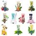 10 Pack Natural Plant Fragrance Hand Cream for Dry Hands Moisturizing Hand Care Cream Hand Lotion Travel Gift Set Travel Size Hand Lotion Set for Men and Women-30ml